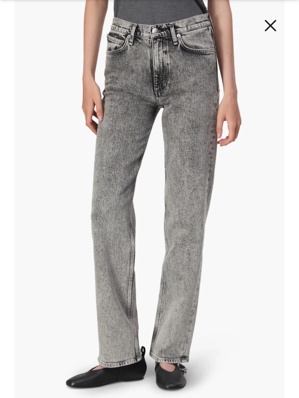 rag & bone Women’s Jeans Harlow Straight Leg Jeans in Hudson Wash size 28